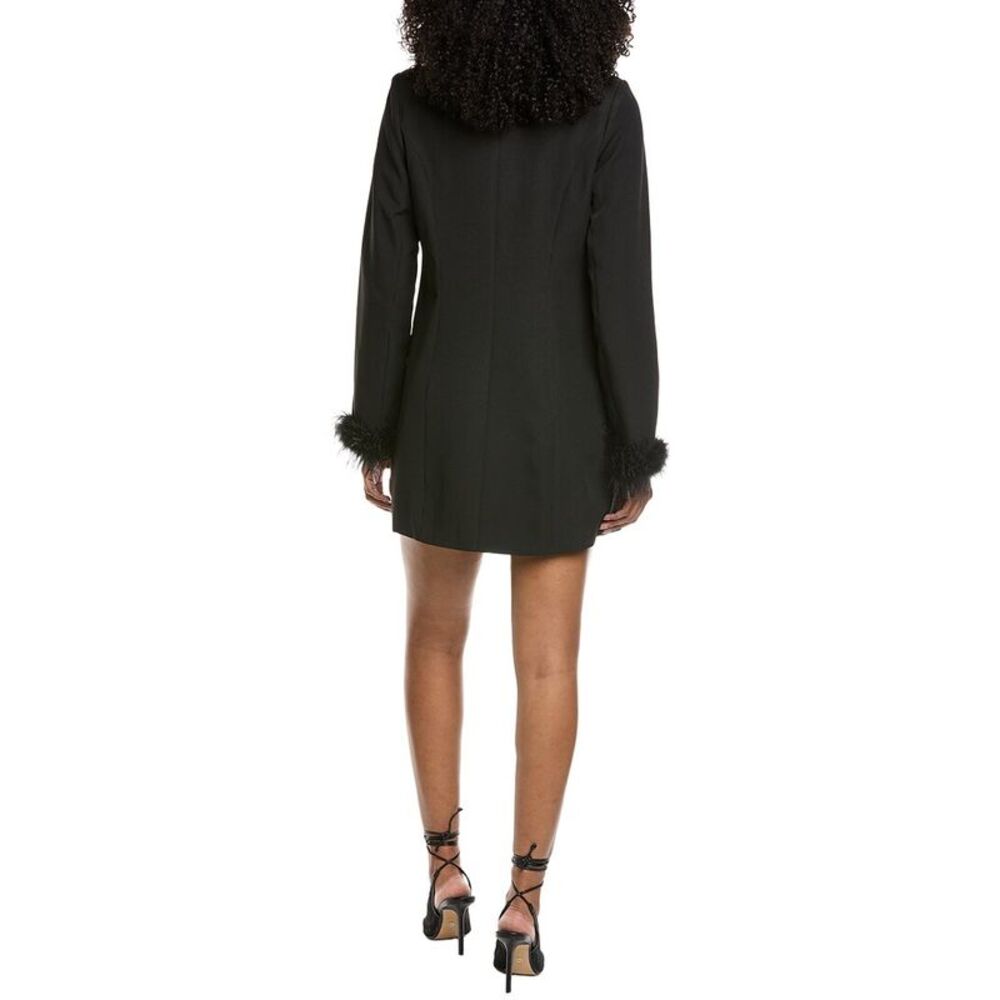 Fate Womens  Structured Double-Breasted Blazer Dress, Black - Picture 2 of 3